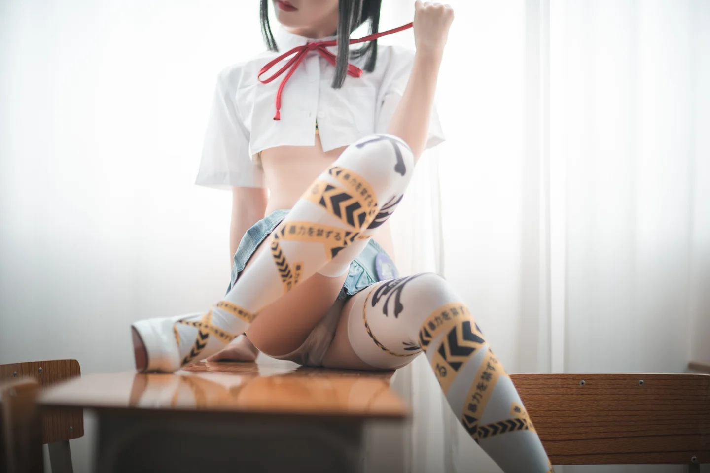 面饼仙儿 - 短校服胶带 [32P-475MB] tg@simisebaisi 【丝足阁】007.webp